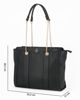 Immagine di LANCETTI - Borsa shopper nera MINUIT