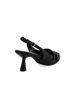 Immagine di MY JEWELS - Décolleté slingback nera con tre cinturini sulla punta, tacco 6CM