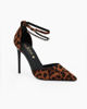 Immagine di MISS GLOBO - Décolleté leopardata scamosciata con cavigliera e sottopiede in VERA PELLE, tacco 10,5CM