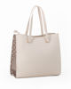 Immagine di LAURA BIAGIOTTI - Borsa shopper panna SUSSIE con tasca frontale
