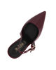 Immagine di MISS GLOBO - Décolleté slingback bordeaux in vernice con sottopiede in VERA PELLE memory foam, tacco 9,5CM