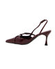 Immagine di MISS GLOBO - Décolleté slingback bordeaux in vernice con sottopiede in memory foam e cinturini incrociati, tacco 7,5CM