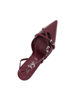 Immagine di MISS GLOBO - Décolleté slingback bordeaux in vernice con sottopiede in memory foam e cinturini incrociati, tacco 7,5CM