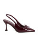 Immagine di MISS GLOBO - Décolleté slingback bordeaux in vernice con sottopiede in memory foam e fiocco, tacco 7,5CM