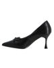 Immagine di MISS GLOBO - Décolleté nera con sottopiede in memory foam e fiocco, tacco 7,5CM