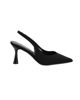 Immagine di MISS GLOBO - Décolleté slingback nera in lycra con sottopiede in memory foam, tacco 7,5CM