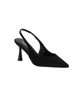 Immagine di MISS GLOBO - Décolleté slingback nera in lycra con sottopiede in memory foam, tacco 7,5CM