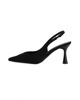 Immagine di MISS GLOBO - Décolleté slingback nera in lycra con sottopiede in memory foam, tacco 7,5CM