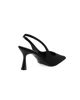 Immagine di MISS GLOBO - Décolleté slingback nera in lycra con sottopiede in memory foam, tacco 7,5CM