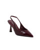 Immagine di MISS GLOBO - Décolleté slingback bordeaux in vernice con sottopiede in memory foam, tacco 7,5CM