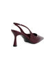 Immagine di MISS GLOBO - Décolleté slingback bordeaux in vernice con sottopiede in memory foam, tacco 7,5CM