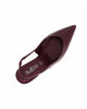 Immagine di MISS GLOBO - Décolleté slingback bordeaux in vernice con sottopiede in memory foam, tacco 7,5CM
