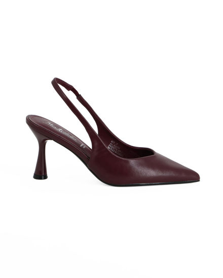 Immagine di MISS GLOBO - Décolleté slingback bordeaux con sottopiede in memory foam, tacco 7,5CM