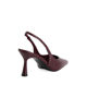 Immagine di MISS GLOBO - Décolleté slingback bordeaux con sottopiede in memory foam, tacco 7,5CM