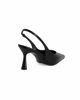 Immagine di MISS GLOBO - Décolleté slingback nera con sottopiede in memory foam, tacco 7,5CM