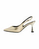 Immagine di MISS GLOBO - Décolleté slingback oro con sottopiede in memory foam, tacco 7,5CM