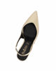 Immagine di MISS GLOBO - Décolleté slingback oro con sottopiede in memory foam, tacco 7,5CM