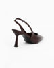 Immagine di MISS GLOBO - Décolleté slingback marrone con sottopiede in memory foam, tacco 7,5CM