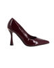 Immagine di GLOBO ROSA - Décolleté bordeaux in vernice con sottopiede in VERA PELLE memory foam, tacco 9,5CM