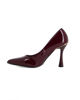 Immagine di GLOBO ROSA - Décolleté bordeaux in vernice con sottopiede in VERA PELLE memory foam, tacco 9,5CM