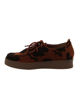 Immagine di MY JEWELS - Mocassino marrone scamosciato fantasia mucca con lacci