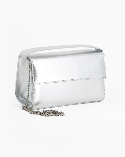 Immagine di TATOO - MINIBAG ARGENTO LAMINATO UN MANICO  - 2033