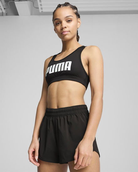 Immagine di PUMA - TOP 4KEEPS BRA NERO E BIANCO DA DONNA - 526960-01