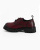 Immagine di MISS GLOBO - Scarpa bordeaux con lacci e suola track