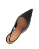 Immagine di LADY GLOBO - Décolleté slingback nera a pianta larga con sottopiede in VERA PELLE, tacco 8CM
