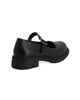 Immagine di MISS GLOBO - Scarpa nera con suola track e cinturino con fibbia frontale