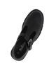 Immagine di MISS GLOBO - Scarpa nera con suola track e cinturino con fibbia frontale