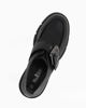 Immagine di MISS GLOBO - Scarpa nera con suola track e cinturino con fibbia frontale, tacco 5,5CM