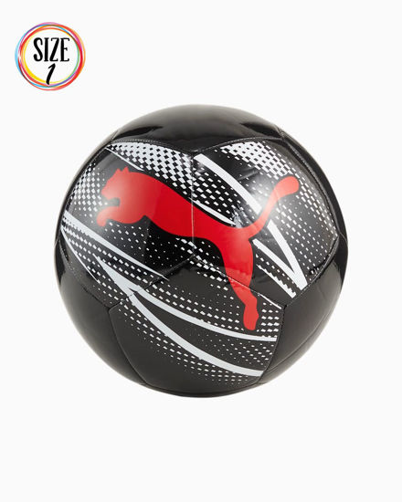Immagine di PUMA - PALLONE ATTACANTO GRAPHIC MINI NERO CON LOGO ROSSO - 084205-10
