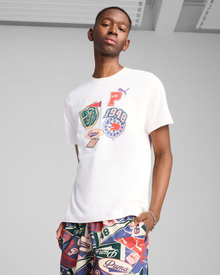 Immagine di PUMA - T-SHIRT SPORTS LEGACY FRONT GRAPHIC BIANCA DA UOMO - 629627-02