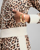 Immagine di PUMA - FELPA LEOPARD T7 LUXE AOP SHORT TRACK CON BANDE BEIGE DA DONNA - 632342-87