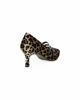 Immagine di MISS GLOBO - Décolleté leopardata scamosciata con sottopiede in VERA PELLE e cinturini frontali, tacco 6,5CM - MADE IN ITALY