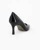 Immagine di MISS GLOBO - Décolleté nera in vernice con sottopiede in VERA PELLE, tacco 8CM - MADE IN ITALY