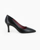 Immagine di MISS GLOBO - Décolleté nera con sottopiede in VERA PELLE, tacco 8CM - MADE IN ITALY