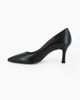 Immagine di MISS GLOBO - Décolleté nera con sottopiede in VERA PELLE, tacco 8CM - MADE IN ITALY