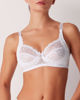 Immagine di COTONELLA - REGGISENO SENZA FERRETTO IN PIZZO BIANCO- CD038
