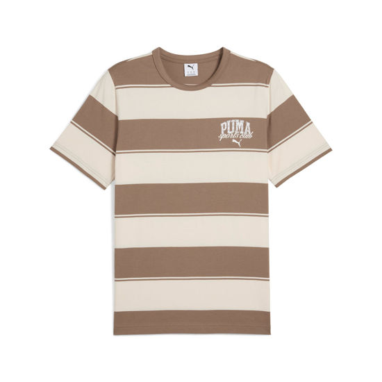 Immagine di PUMA - T-SHIRT CLASSIC STRIPE AOP TEE BEIGE  DA UOMO - 684657-93