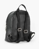 Immagine di DIVAS - Zaino nero in VERA PELLE con tasca frontale, MADE IN ITALY