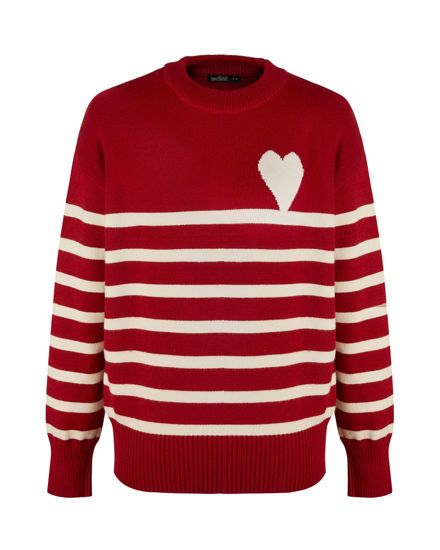 Immagine di MAGLIA ML RIGHE E CUORE
