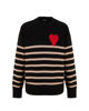 Immagine di MAGLIA ML RIGHE E CUORE