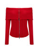 Immagine di MAGLIA MANICA LUNGA SPALLE SCOPERTE ZIP