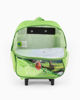 Immagine di DINOSAURO - Zaino trolley verde con tasche laterali
