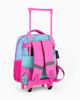Immagine di FROZEN - Zaino trolley digit premium azzurro e fucsia con tasche laterali