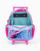 Immagine di FROZEN - Zaino trolley digit premium azzurro e fucsia con tasche laterali