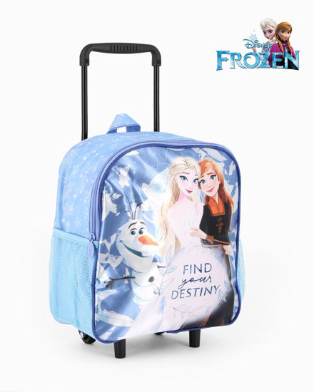 Immagine di FROZEN - Trolley azzurro con tasche laterali