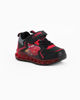 Immagine di CARS  - Sneakers rossa e nera da bambino con luci e strappo